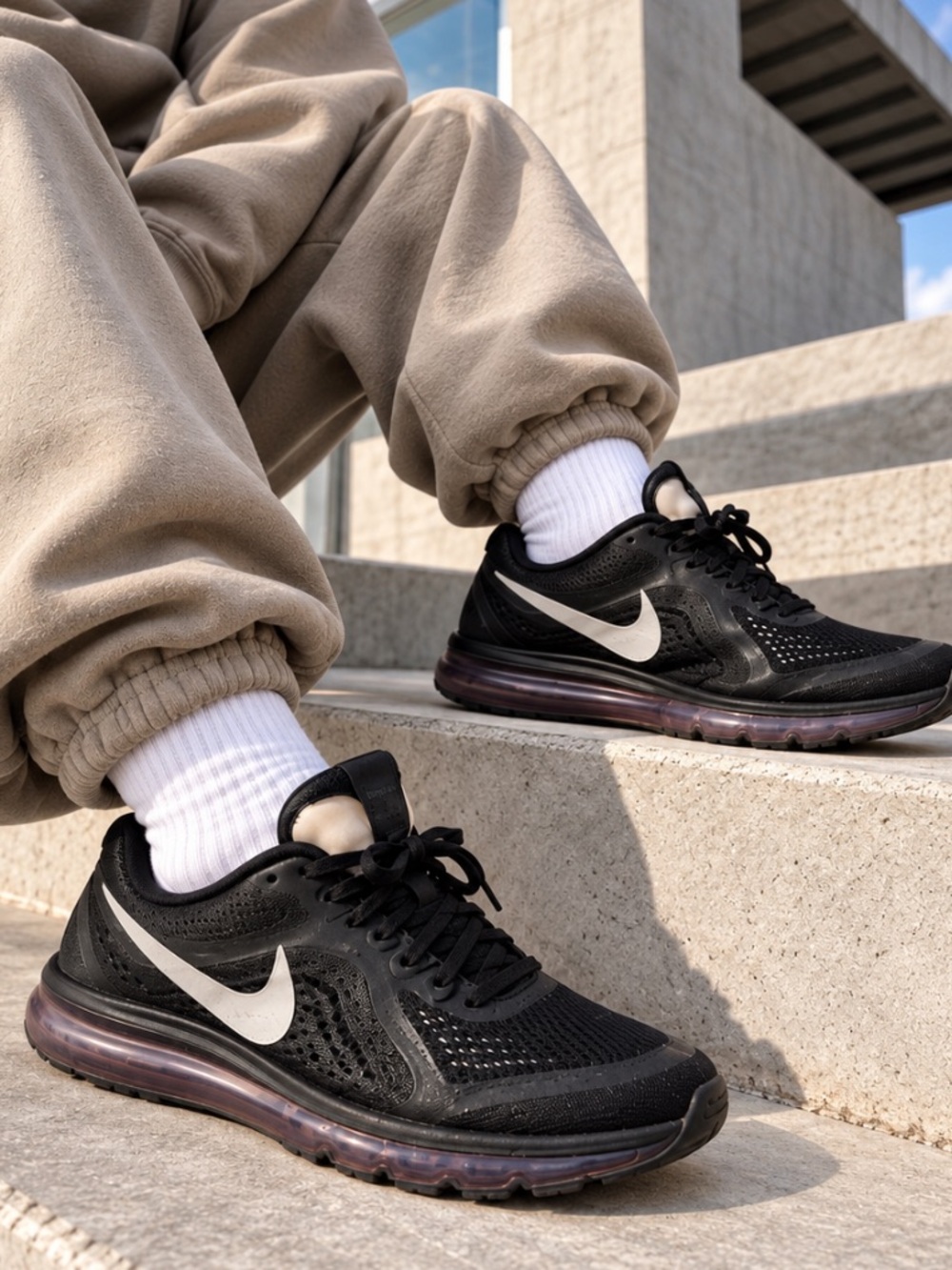 Nike Air Max 2014 621077-001 Black Unisex 8.5/10